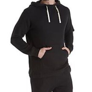 Men's Ugg Terrell Pullover Black Hoodie terry lined hooded sweatshirt Large